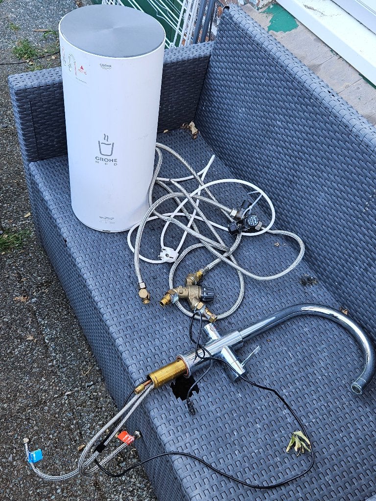 Grohe red, 2 liter of meer, Ophalen, Gebruikt, Rvs