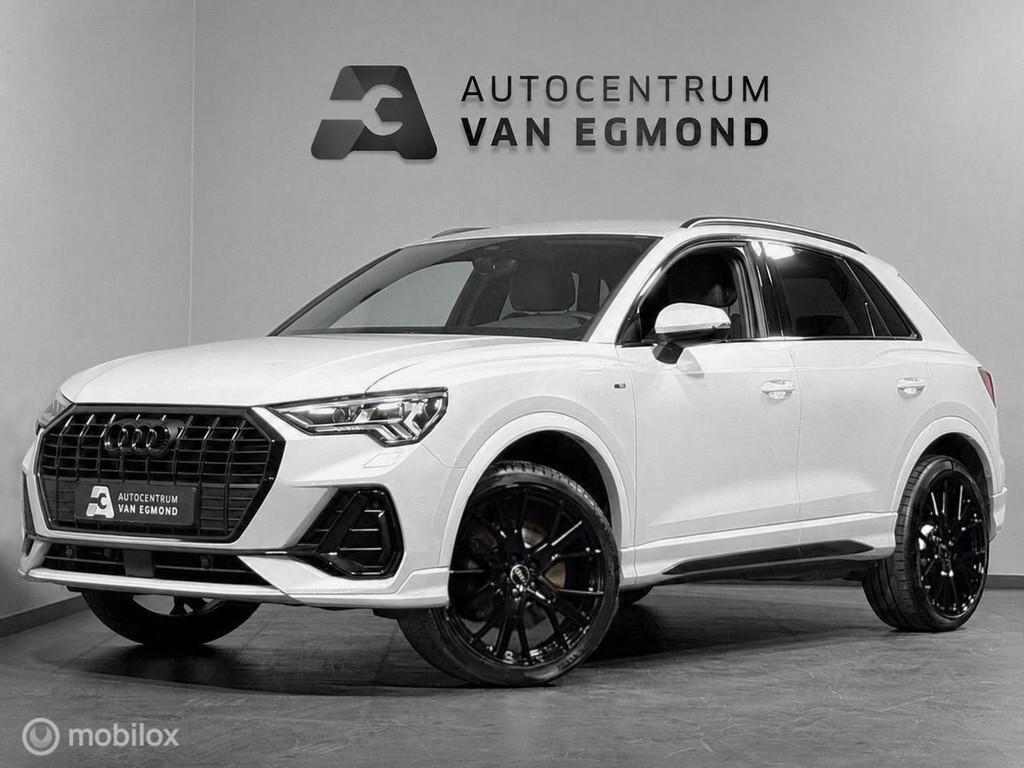Audi Q3 45 TFSIe 2X S-LINE | APP CNNCT | AD. CRUISE, Auto's, Gebruikt, Leder en Stof, Wit, Hybride Elektrisch/Benzine