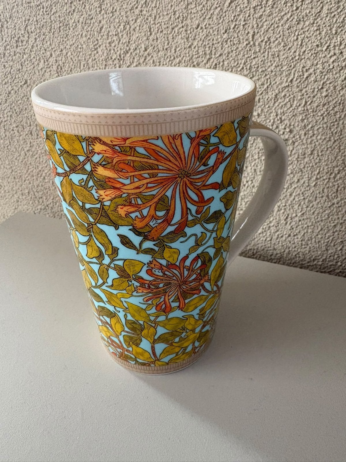 Mok William Morris Honeysuckle Maxwell & Williams, Overige merken, Vintage, Zo goed als nieuw, Porselein