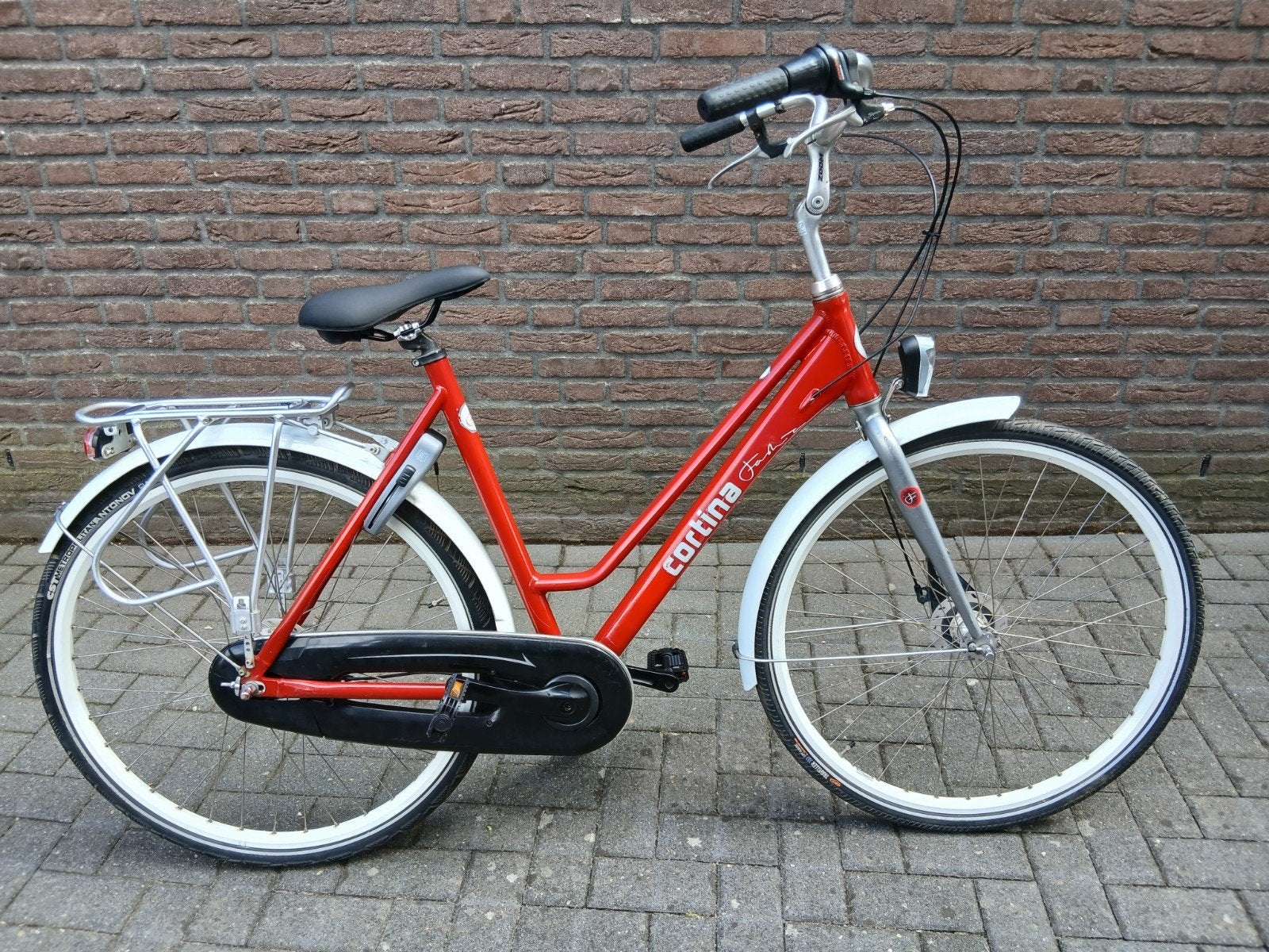 Cortina Fashion damesfiets 28 inch frame 57cm, Overige merken, Gebruikt, Versnellingen, 56 cm of meer