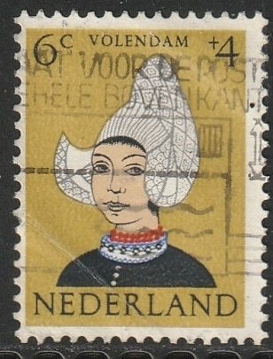 Nederland 1960 748 Kind, Volendam, Gest, Postzegels en Munten, Ophalen of Verzenden, Na 1940, Gestempeld