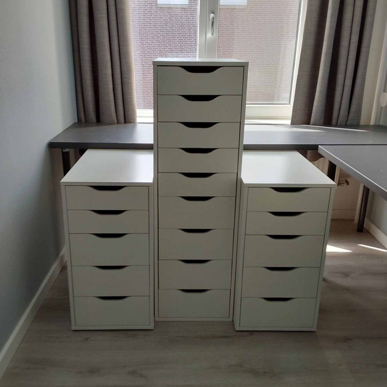 bureau kasten, Ophalen, Gebruikt