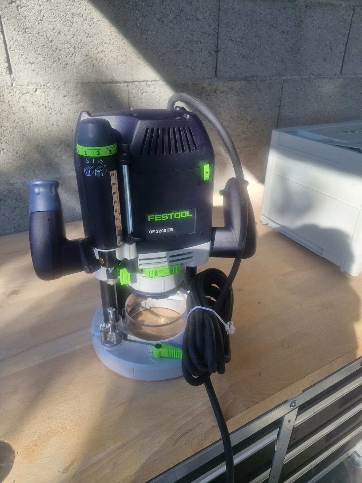 Festool bovenfrees OF2200 EB + accessoire ZS-OF 2200, Ophalen, Nieuw