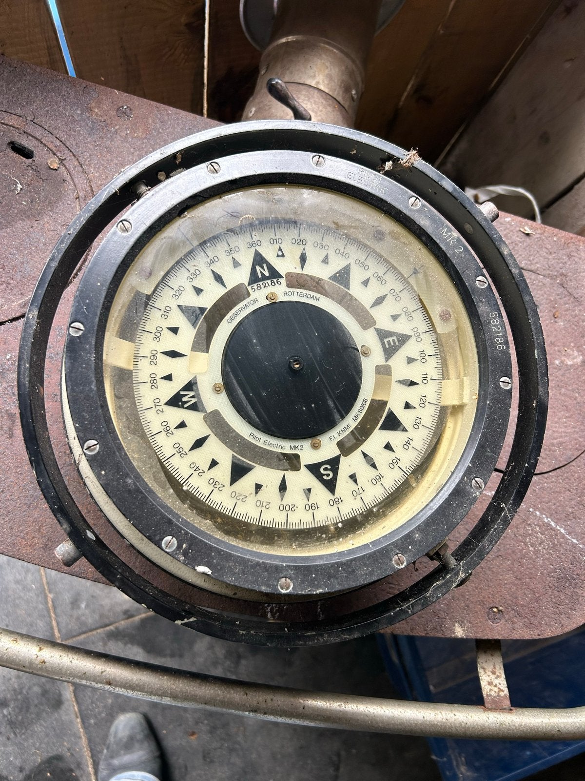 Antiek Bootkompas - Pilot Electric MK 2 Rotterdam, Antiek en Kunst, Ophalen
