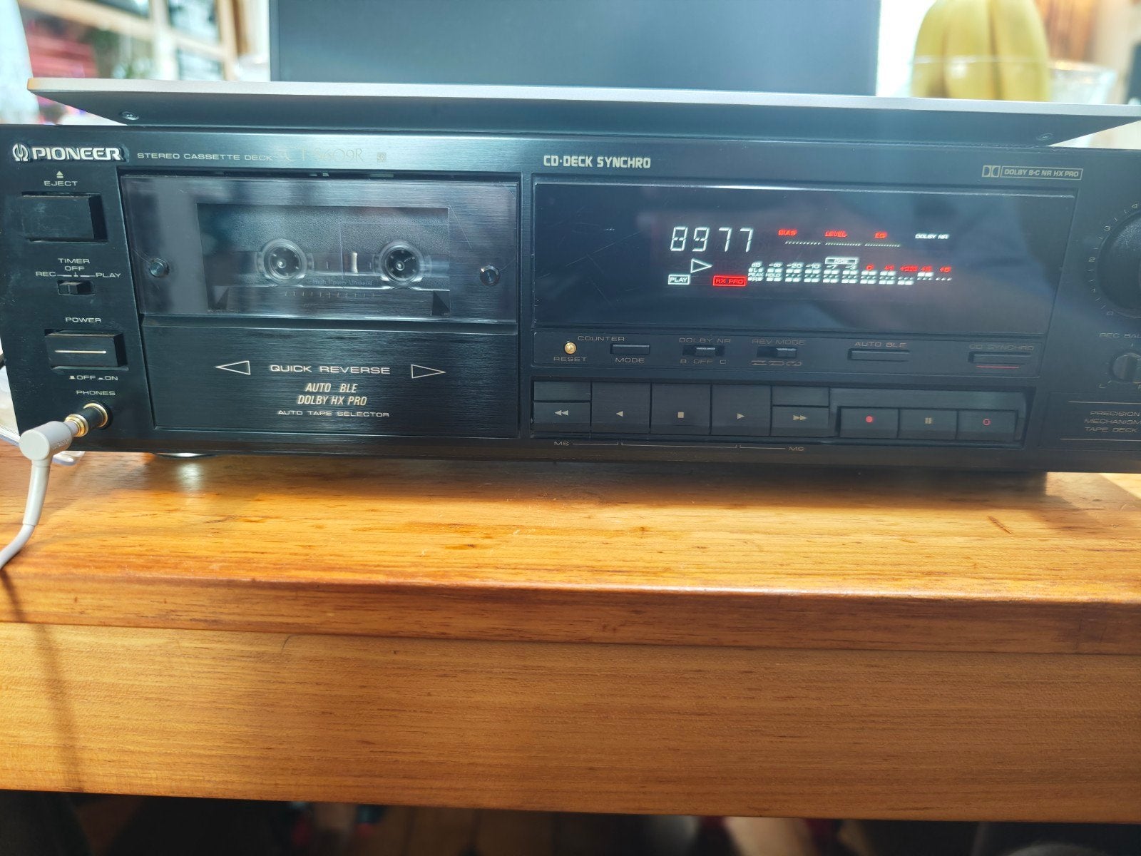 Pioneer CT-S609R autoreverse cassettedeck, Ophalen of Verzenden, Enkel, Overige merken, Auto-reverse