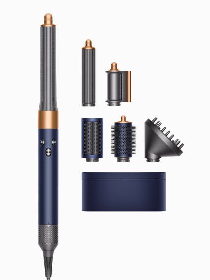 Dyson Airwrap Complete Long in Prussian Blue/Rich Copper, Ophalen of Verzenden, Gebruikt, Krultang of Stijltang