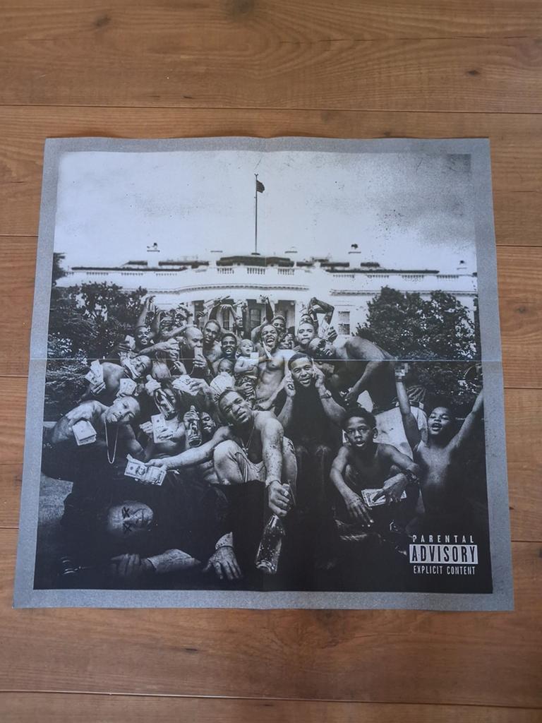 Kendrick Lamar poster 60x60 cm, Ophalen of Verzenden, Zo goed als nieuw, A1 t/m A3