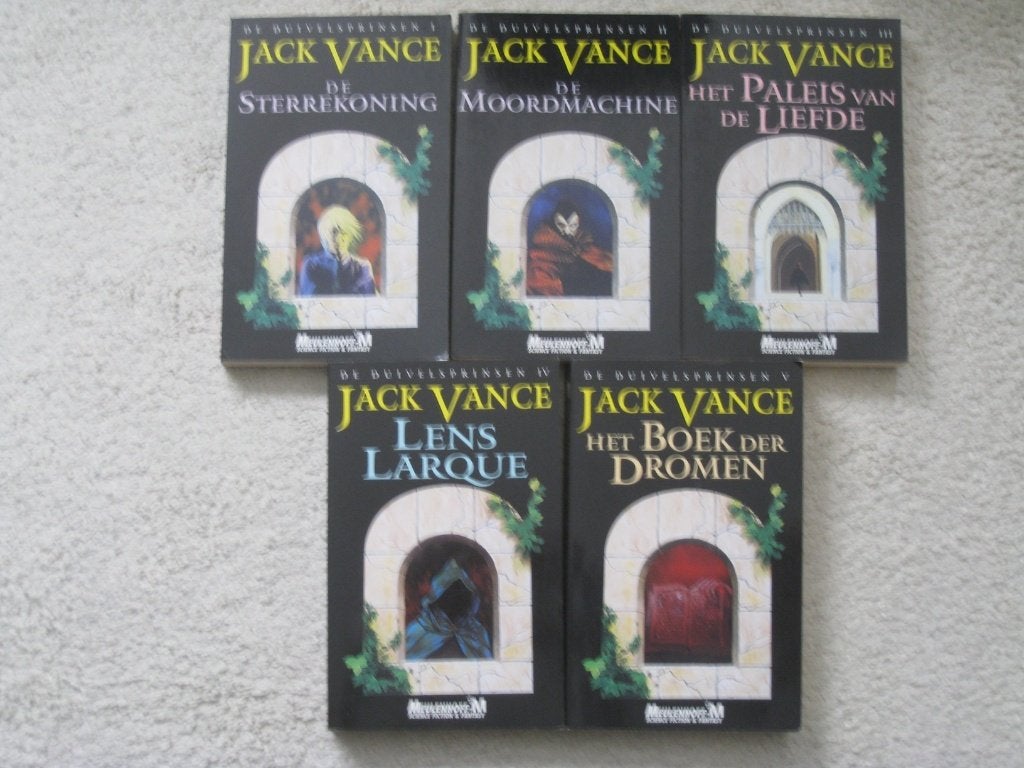 Jack Vance – De duivelsprinsen reeks 5 delen compleet, Boeken, Ophalen of Verzenden, Zo goed als nieuw