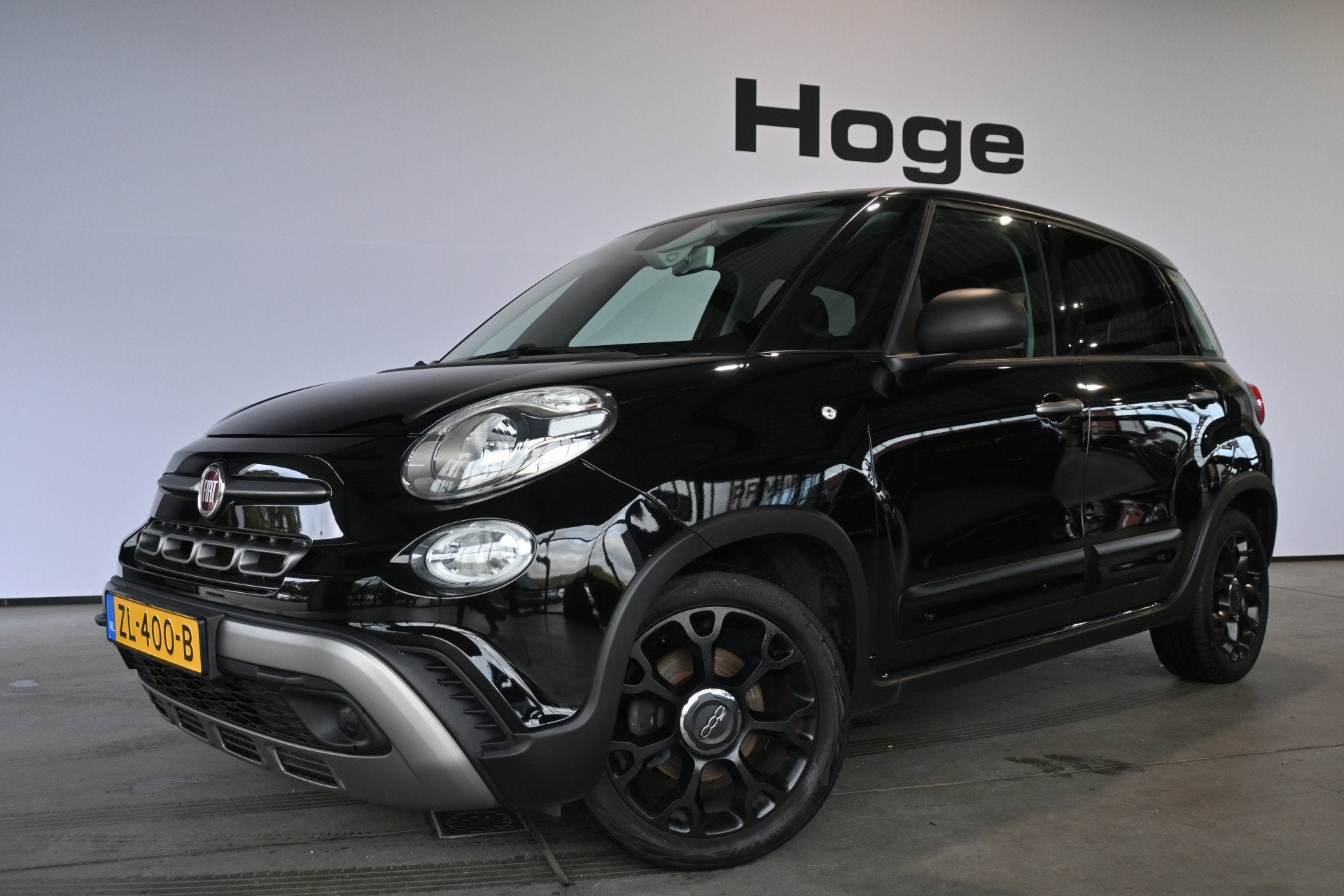 Fiat 500L 0.9 TwinAir CityCross Clima Navigatie Trekhaak Goe, Auto's, Fiat, Stof, Gebruikt, Met garantie (alle), Zwart