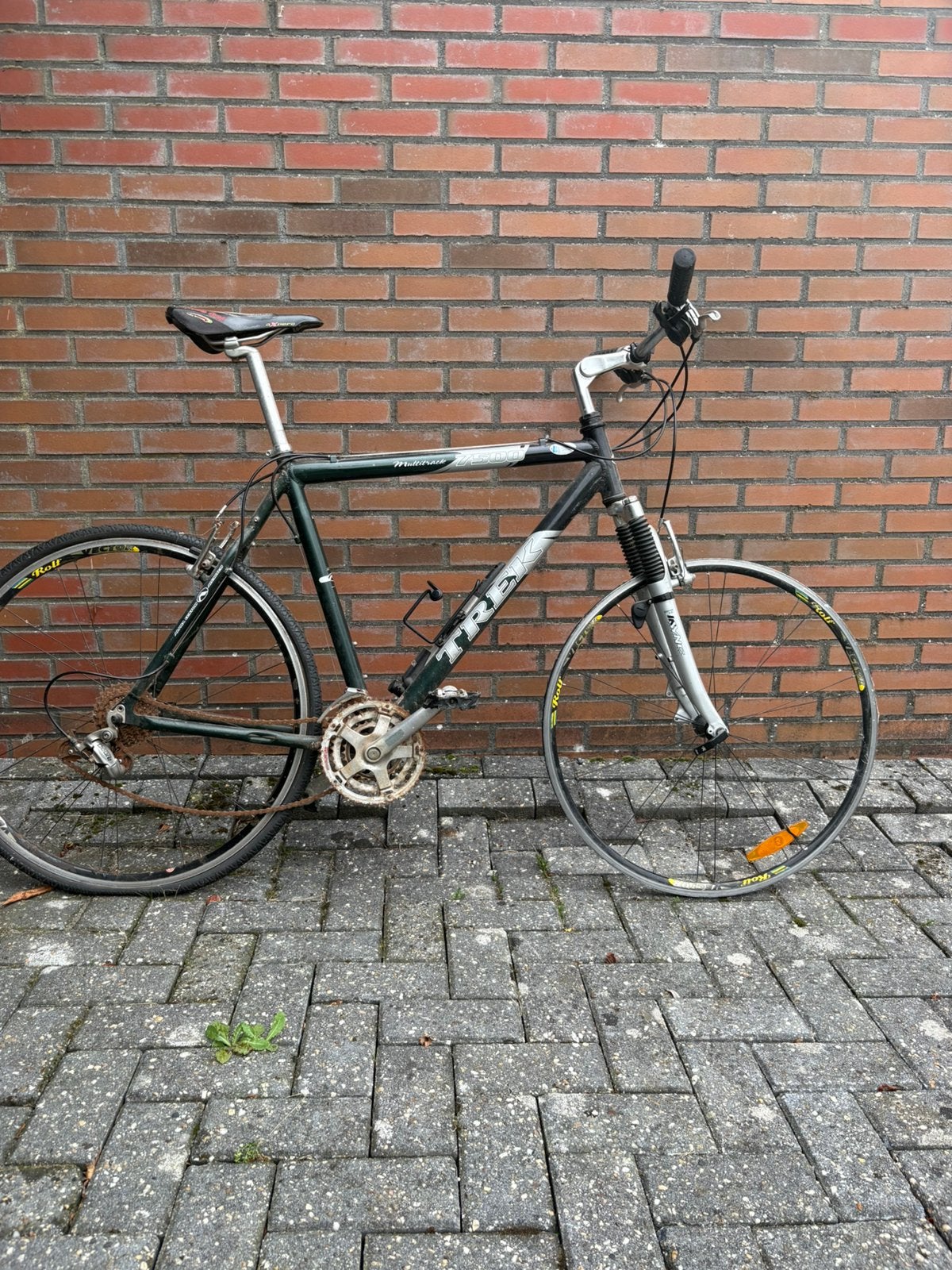 Trek 7500 hybride framemaat 60, Fietsen en Brommers, Overige merken, Gebruikt, Vering, Velgrem