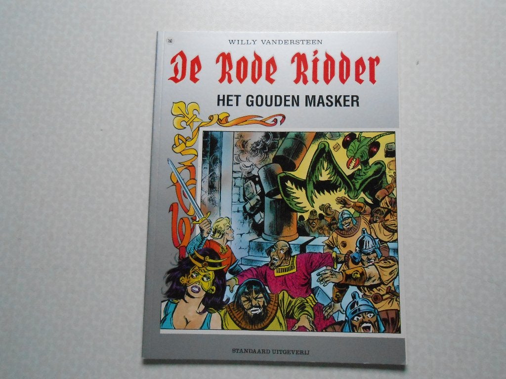 Rode ridder 160 Het gouden masker 1996 1 ste druk., Willy Vandersteen, Eén stripboek, Nieuw, Ophalen of Verzenden