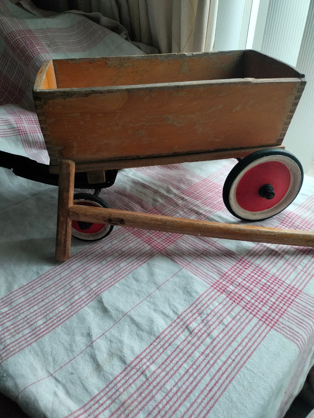 Vintage brocante STEIFF bolderkar, Ophalen of Verzenden