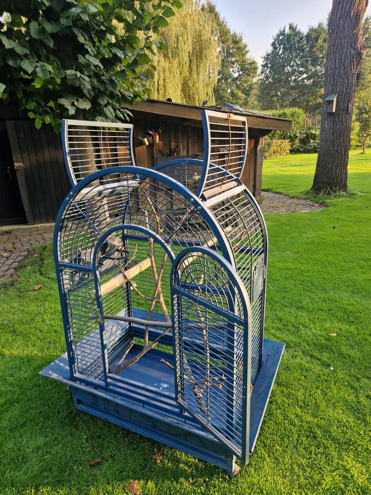 papagaai / vogel kooi, Dieren en Toebehoren, Ophalen, Gebruikt, Metaal, Vogelkooi