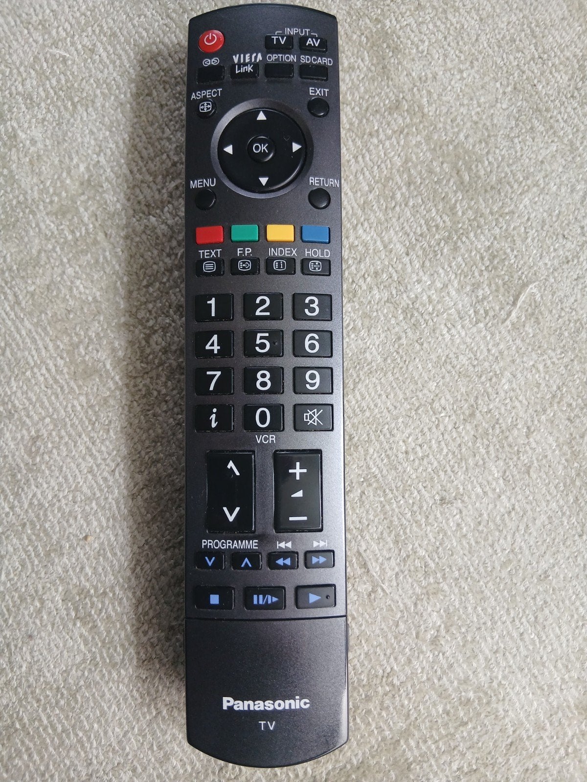 Panasonic afstandsbediening n2qayb000241, Ophalen of Verzenden, Zo goed als nieuw