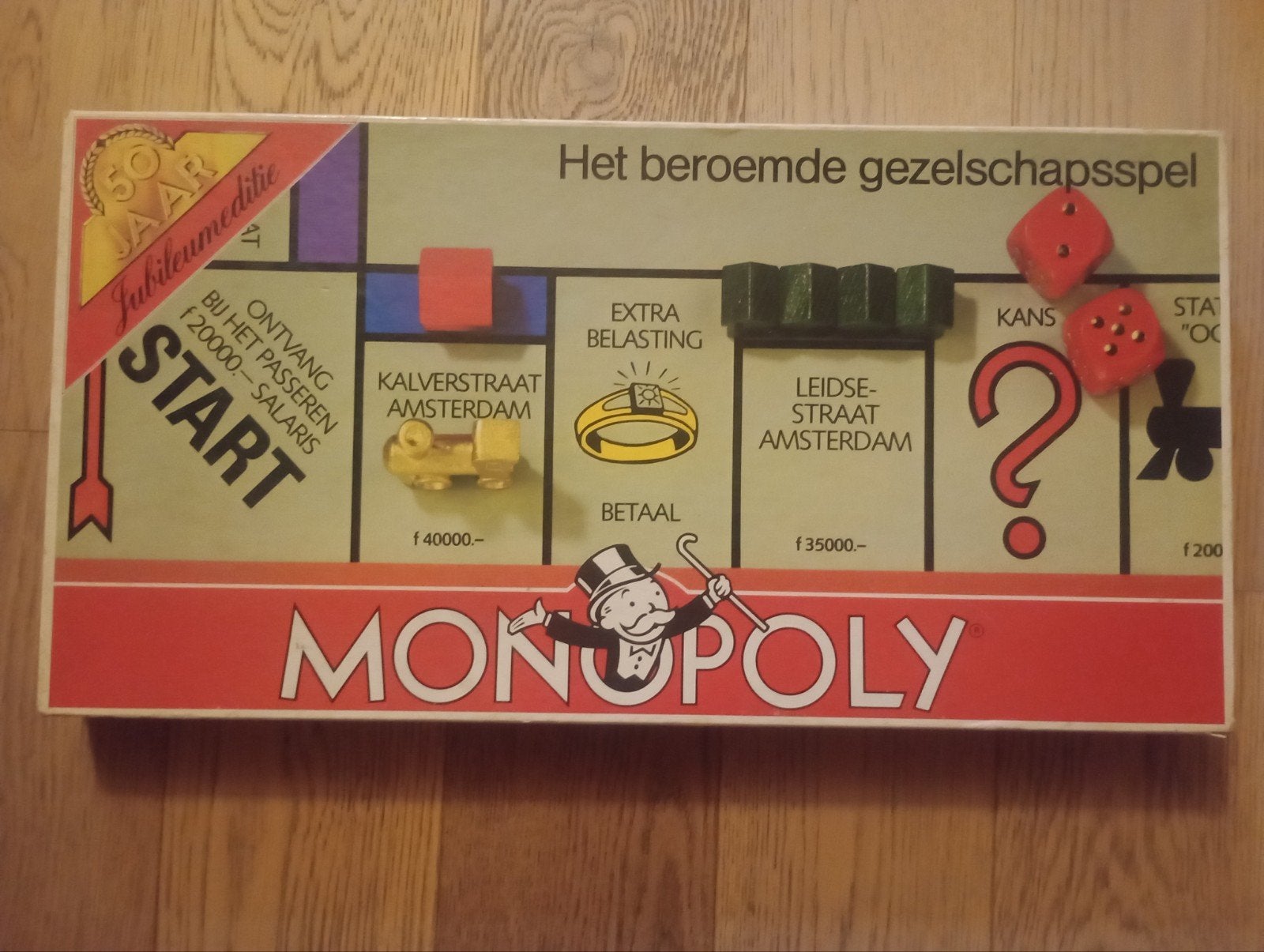 Monopoly Jubileumeditie 1985 - Compleet, Hobby en Vrije tijd, Ophalen of Verzenden, Zo goed als nieuw
