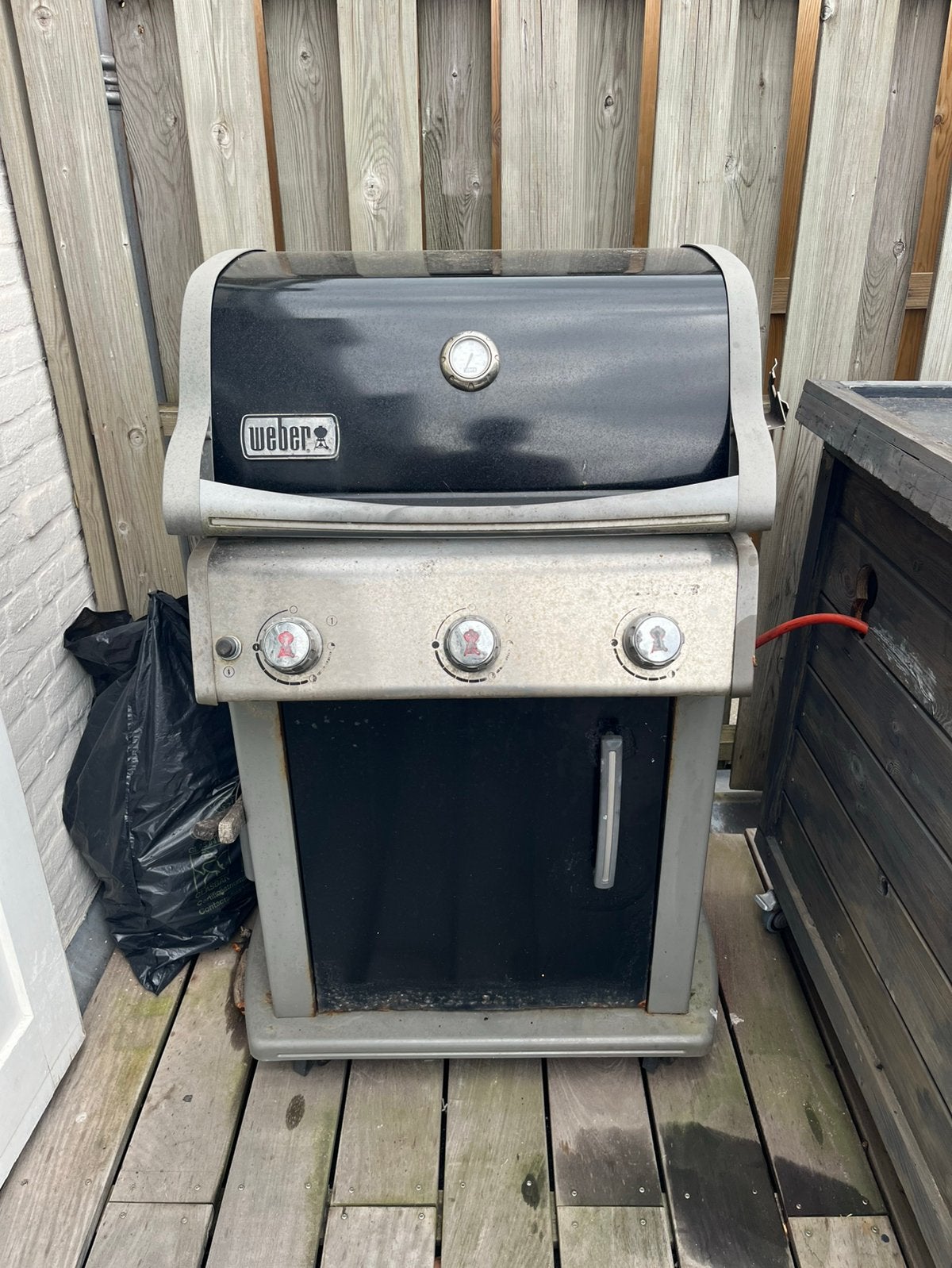 Weber Spirit bbq, Ophalen, Gebruikt
