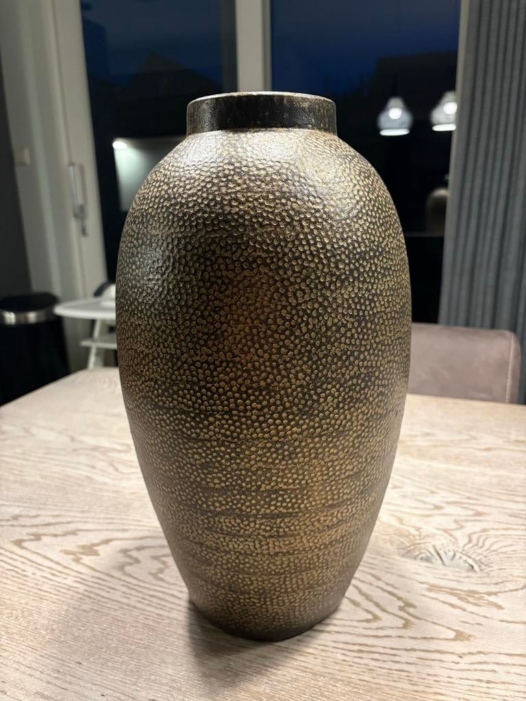 Vaas Leen Bakker 40 cm hoog in hele mooie staat, Huis en Inrichting, Woonaccessoires | Vazen, Ophalen, Overige kleuren, Aardewerk of Porselein