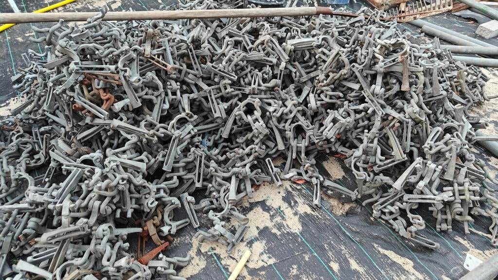 Thiel Kruisklemmen Steigerklemmen steigerklem steiger klem, Ophalen, Gebruikt