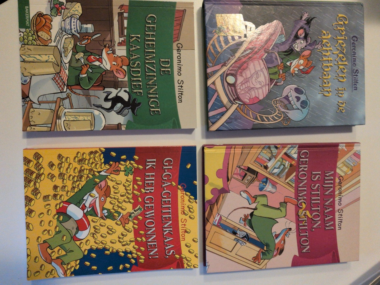 Geronimo Stilton - 4 boeken, Fictie algemeen, Geronimo Stilton, Ophalen of Verzenden, Zo goed als nieuw