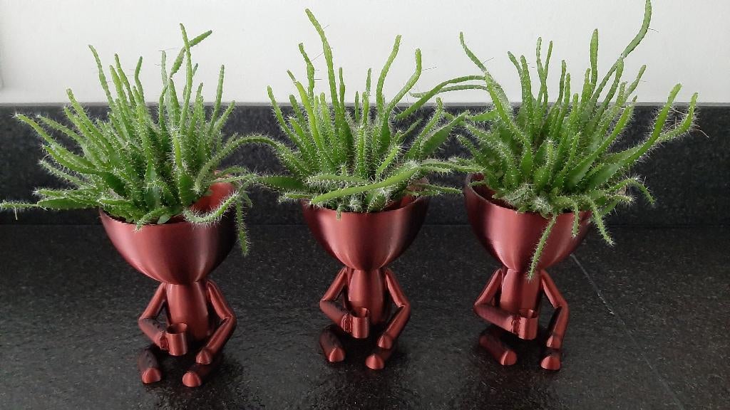 Nieuw! Bloempotje 'kop koffie' € 5,50, Overige materialen, Ophalen of Verzenden, Overige vormen, Binnen