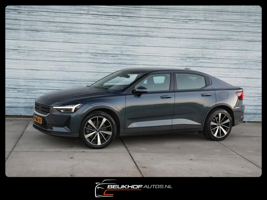 Polestar 2 Long Range Single Motor 78 kWh Camera Soh91%, Auto's, Polestar 2, Gebruikt, Zwart, Blauw