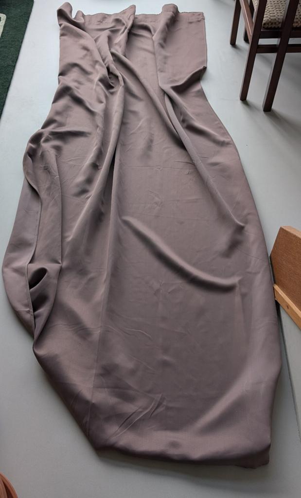 3x Taupe Gordijnen - 140x245 cm, Ophalen, 100 tot 150 cm, 200 cm of meer