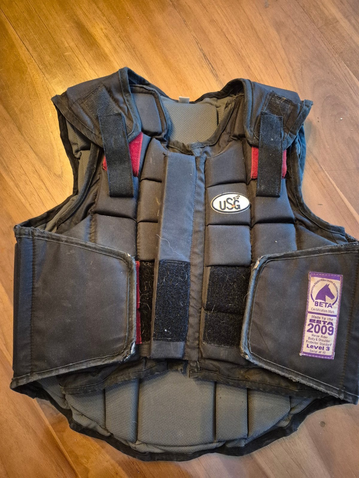 USG bodyprotector Child Small, Dieren en Toebehoren, Paardrijkleding, Gebruikt, Kinderen, Ophalen of Verzenden, Springen