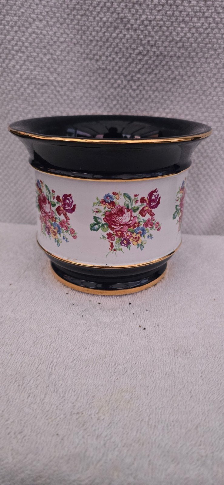 Vintage Italiaanse Keramiek Bloempot / Overpot., Antiek en Kunst, Ophalen of Verzenden