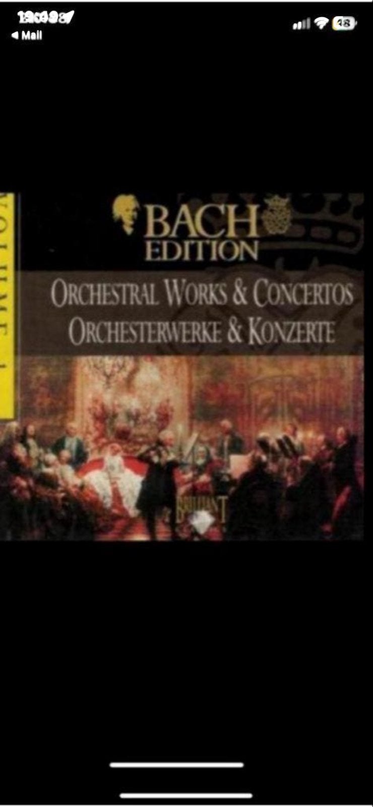 Bach Edition: Orchestral Works & Concertos (Volume 1), Gebruikt, Boxset, Ophalen of Verzenden, Inclusief boekje
