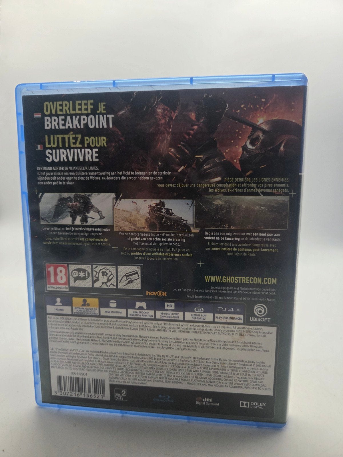 Tom Clancy's Ghost Recon Breakpoint PS4, Ubisoft, Online, Vanaf 18 jaar, Shooter