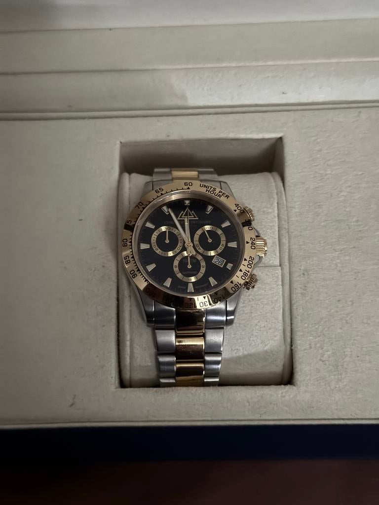 Christophe Duchamp horloge, Sieraden, Tassen en Uiterlijk, Horloges | Heren, Overige merken, Gebruikt, Staal, Polshorloge