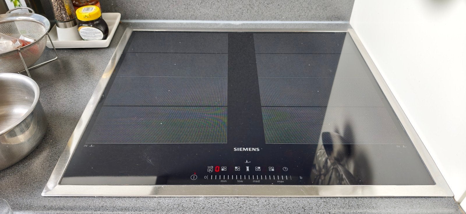 Siemens Inductiekookplaat - Zo goed als nieuw, Witgoed en Apparatuur, Zo goed als nieuw, Inbouw, Inductie, 4 kookzones