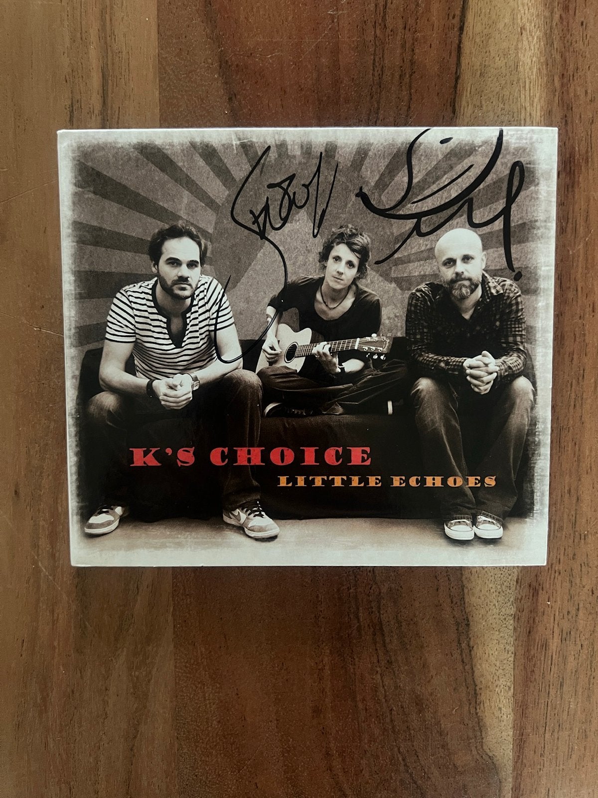 Gesigneerde cd digipack K’s Choice Little Echoes, Ophalen of Verzenden, Zo goed als nieuw, Poprock