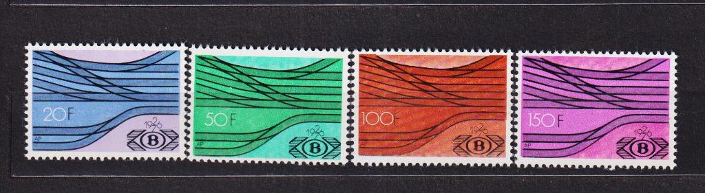 België spoorwegzegels 1976 TR428-431 **, Ophalen, Postfris, Treinen, Postfris