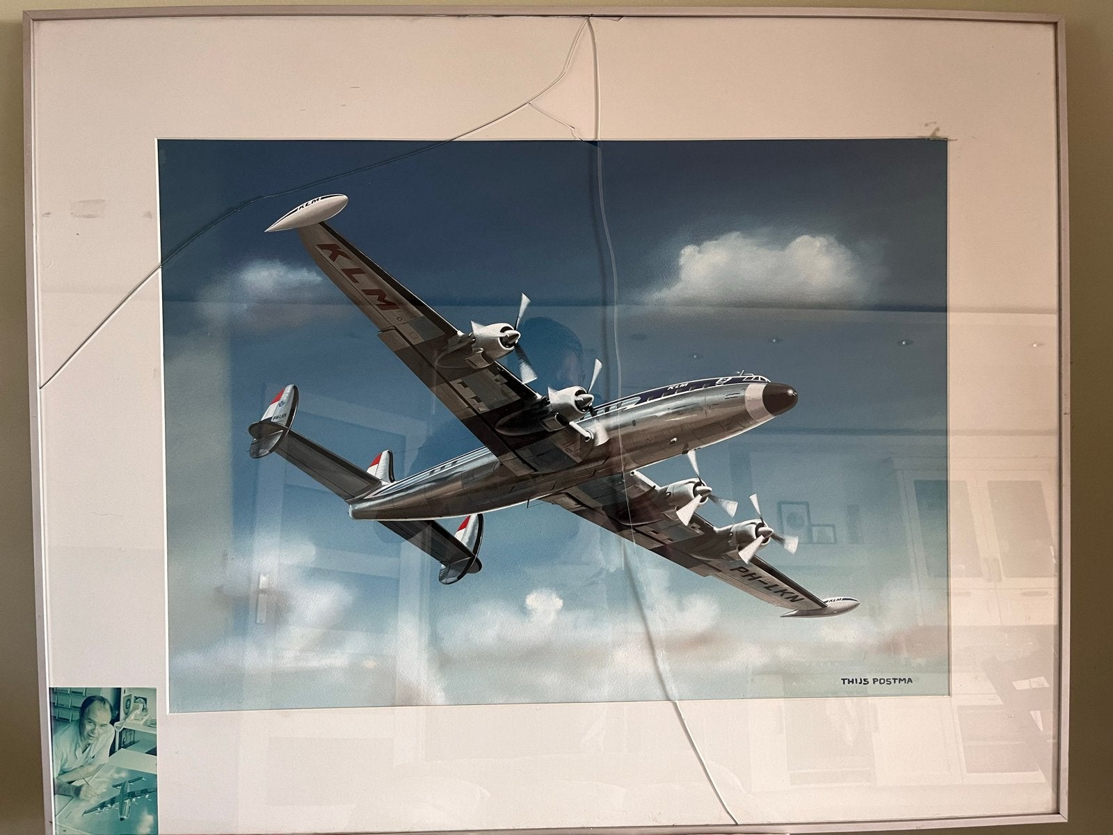 Gelimiteerde/Gesigneerde KLM Super Constellation, Ophalen of Verzenden, Nieuw, Overige typen