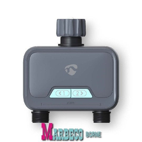 Slimme Smart Water Control, Duo slimme Bewateringscomputer, Tuin en Terras, Nedis SmartLife, Bestuurbaar via app, Nieuw, Info@marbeco.nl