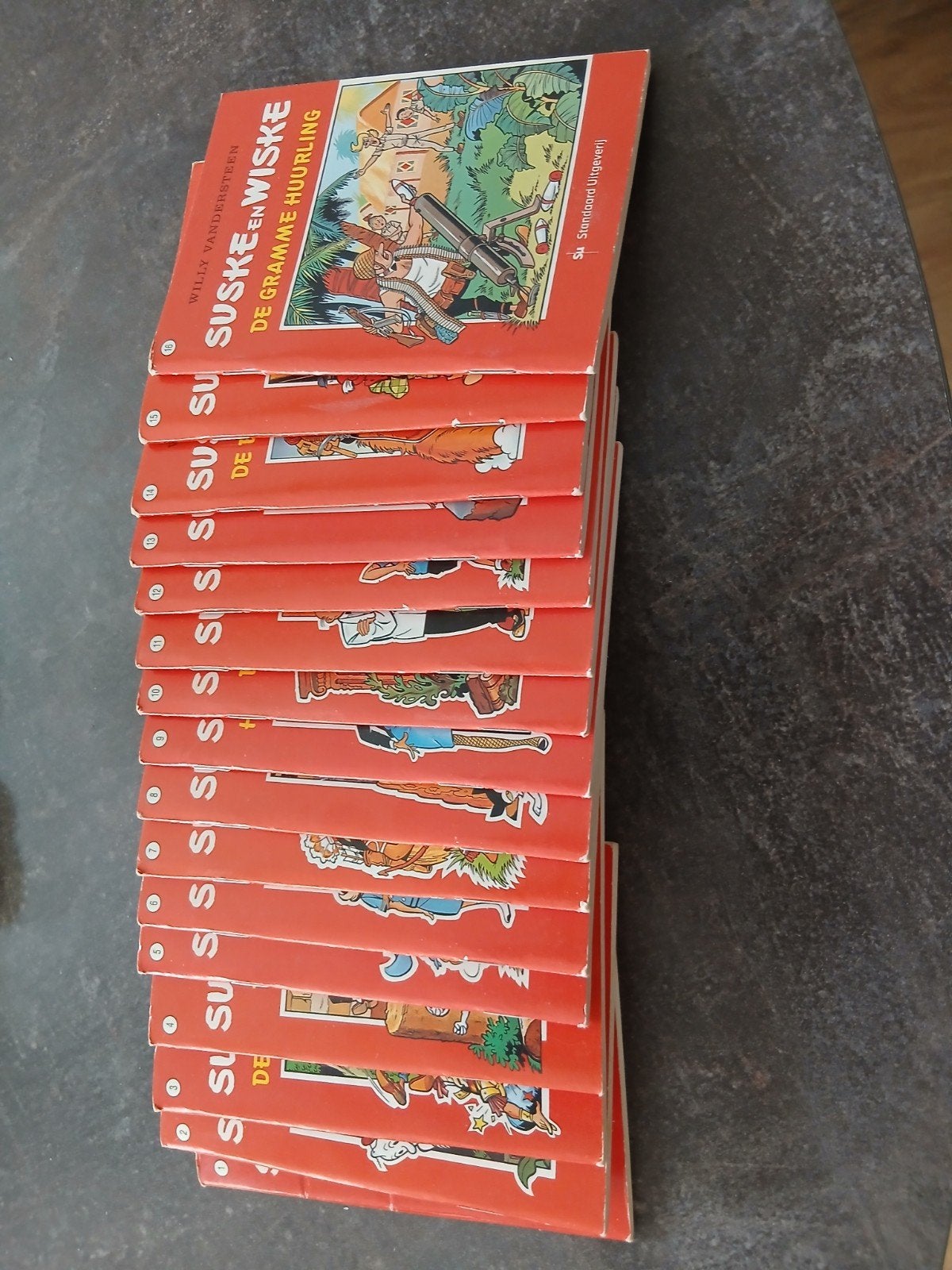 mini boekjes Suske en Wiske, Complete serie of reeks, Ophalen, Gelezen