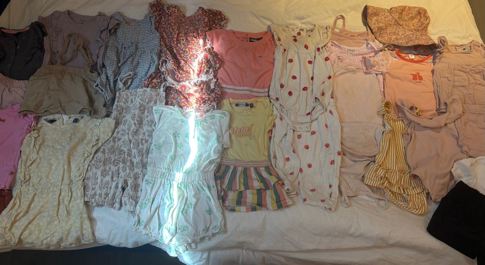 Meisjes zomerpakket 74/80 Konges Slojd, Riffle,Petit Bateau, Ophalen of Verzenden, Zo goed als nieuw, Meisje, Overige typen