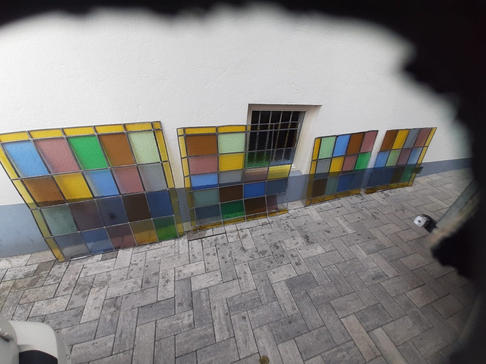 4 glas in lood panelen, Ophalen, Nieuw