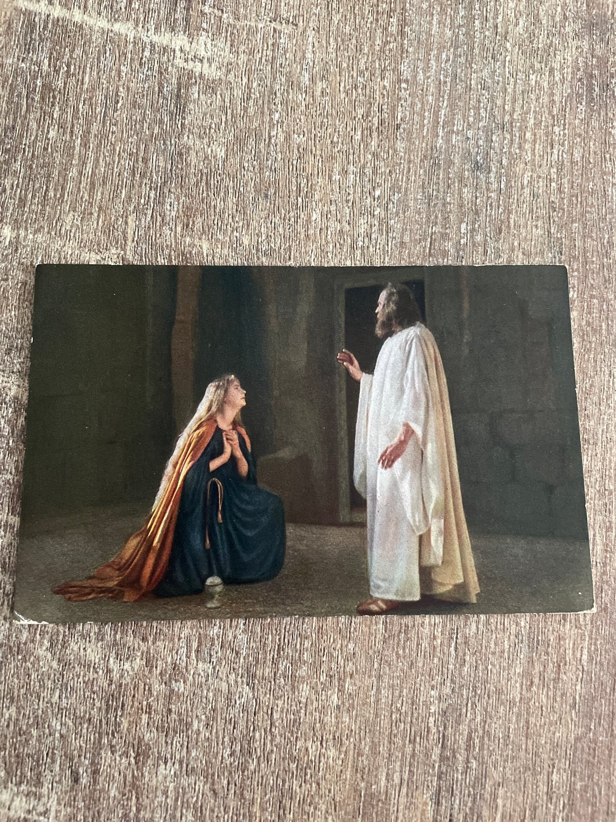 Ansichtkaart Passiespelen Oberammergau 1922 - Jezus en Magda, Ophalen of Verzenden, 1920 tot 1940, Ongelopen, Cultuur en Media