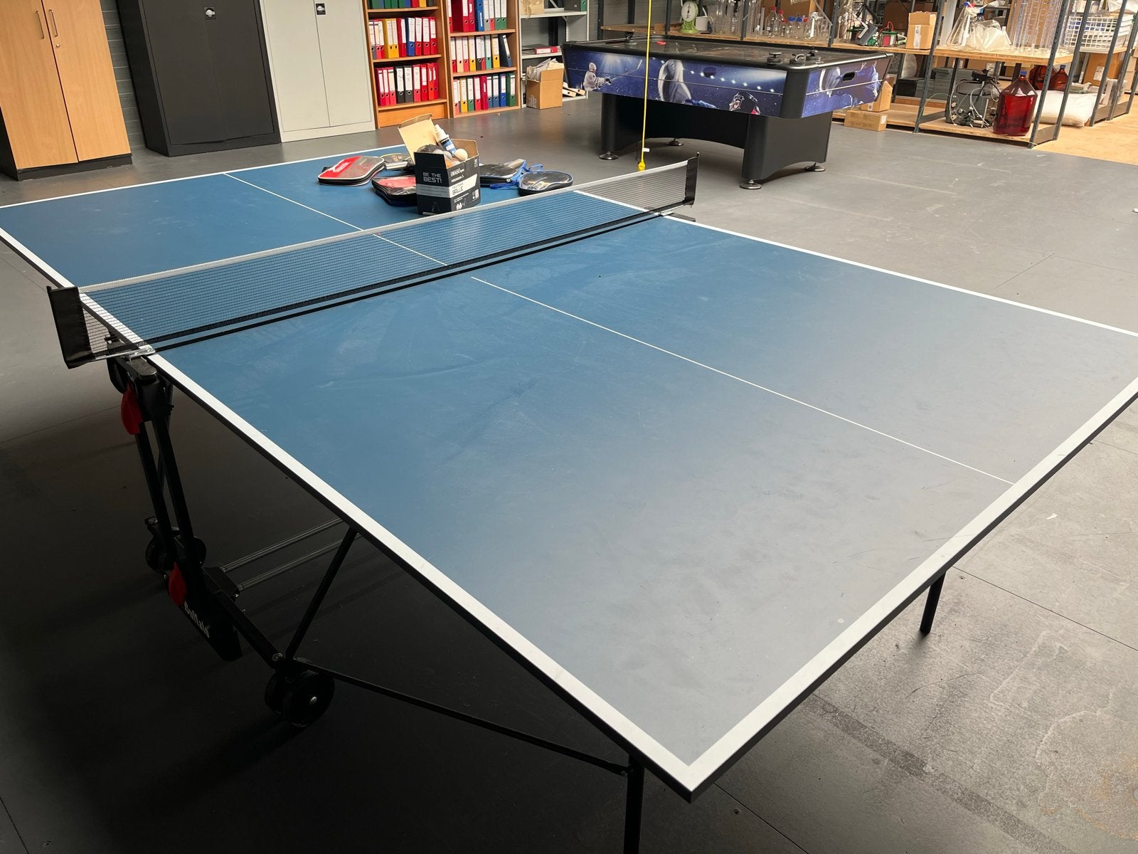 Buffalo Indoor Pingpong Tafel Inklapbaar - Compleet, Ophalen, Gebruikt, Tafel Indoor, Inklapbaar