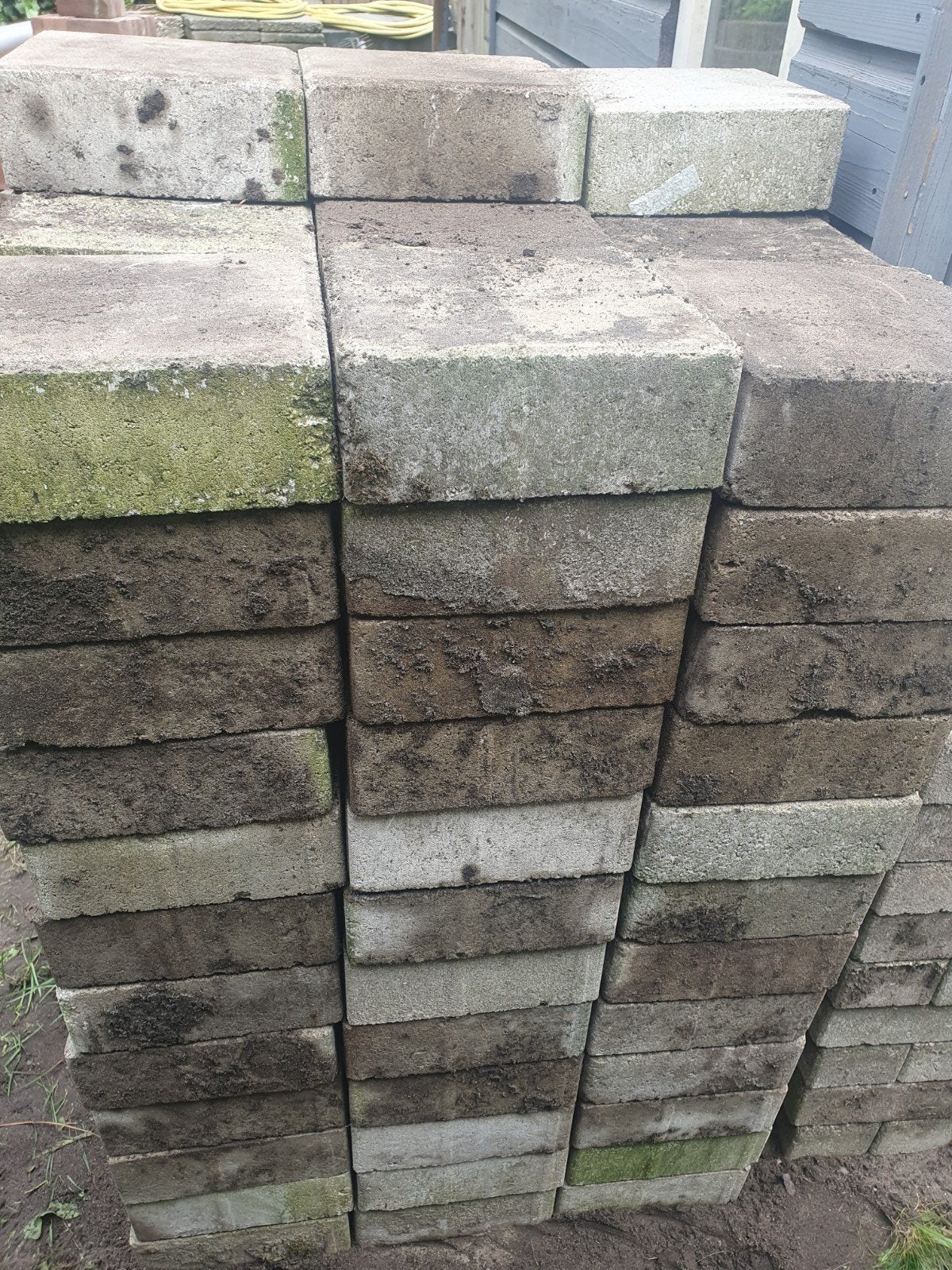Tegels, Ophalen, Gebruikt, 10 m² of meer, Beton