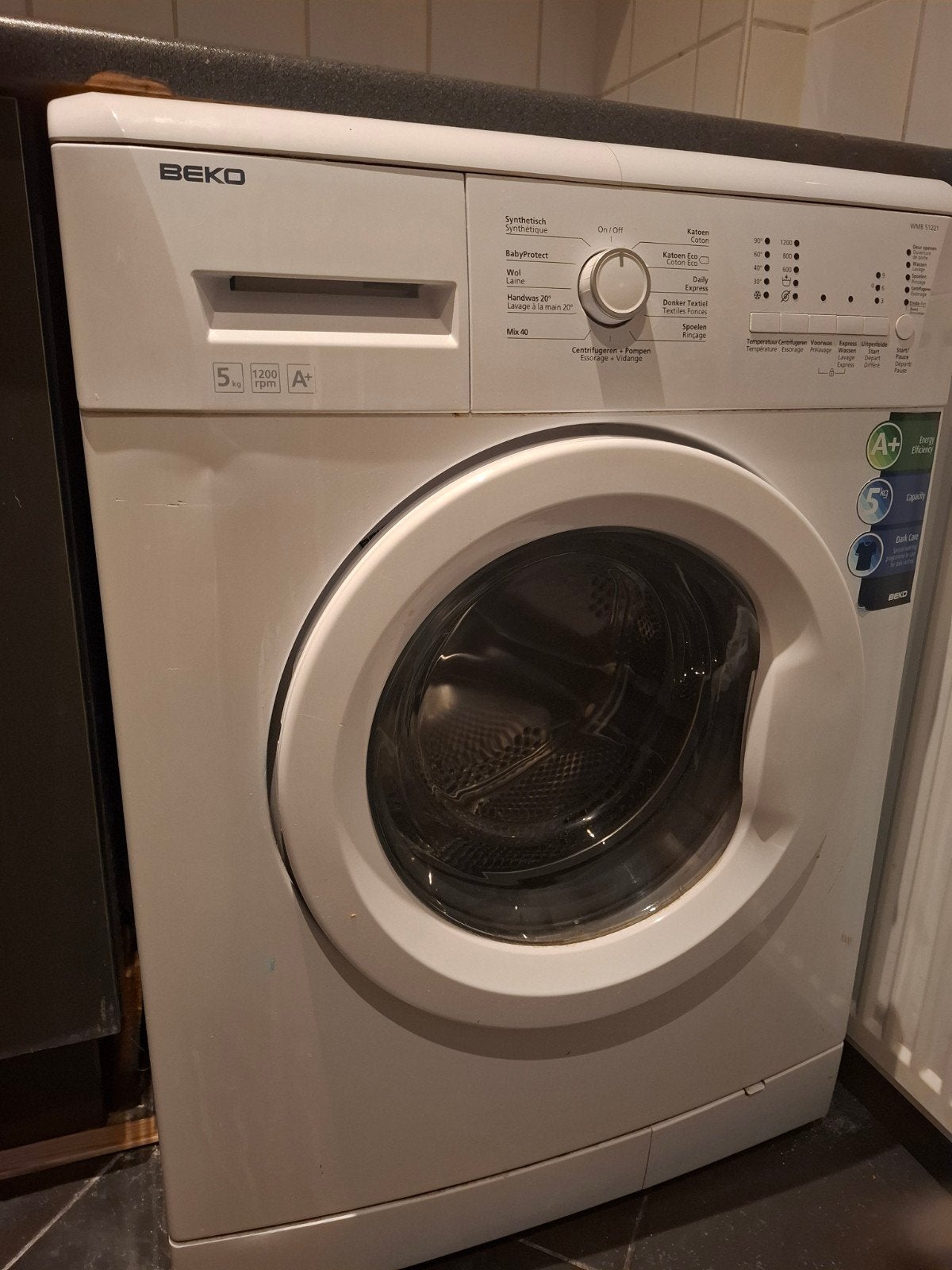 Beko WMB 51221 Wasmachine - 5kg, 1200 toeren, A+ (m2458850036 ...