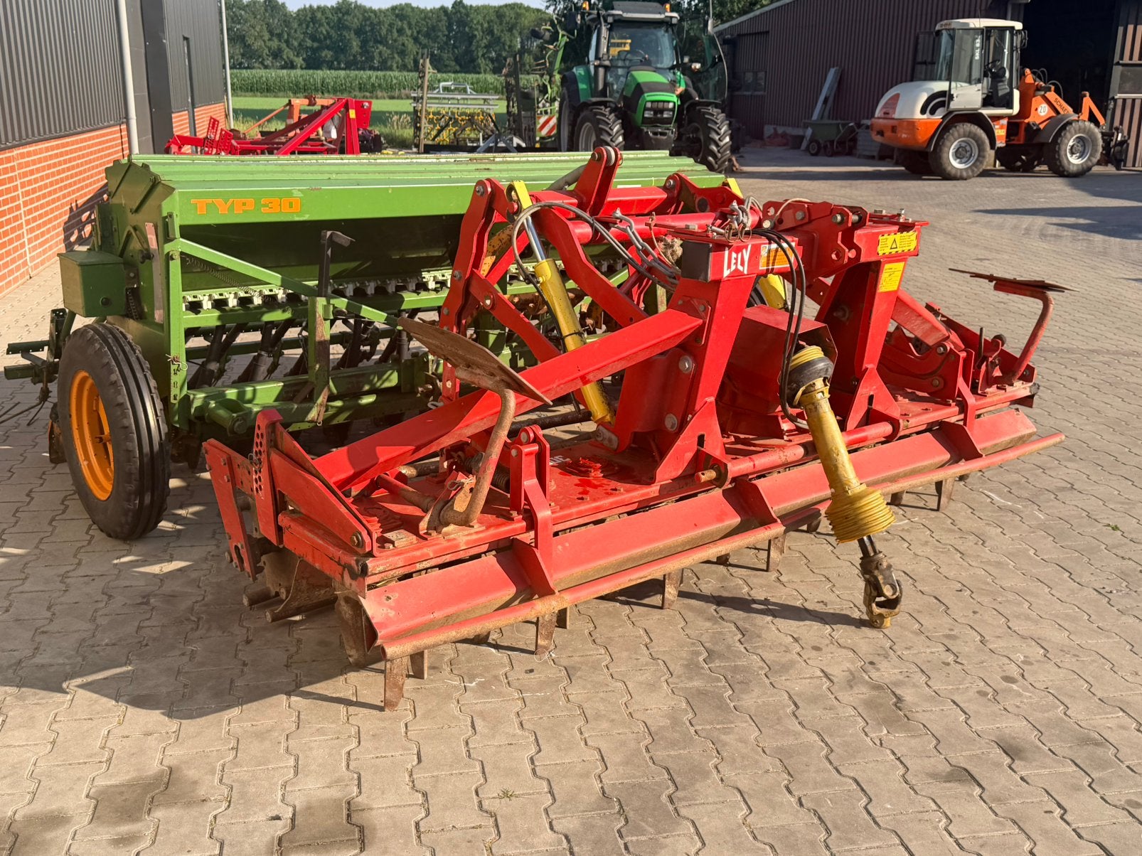 Lely 300-35 kopeg rotorkopeg, Ophalen, Grondbewerking