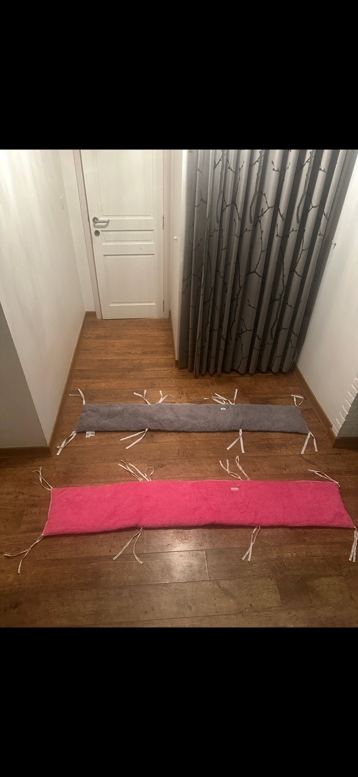 Koeka bedbumper roze zgan / grijs Nieuw, Kinderen en Baby's, Ophalen of Verzenden, Zo goed als nieuw, Stapelbed