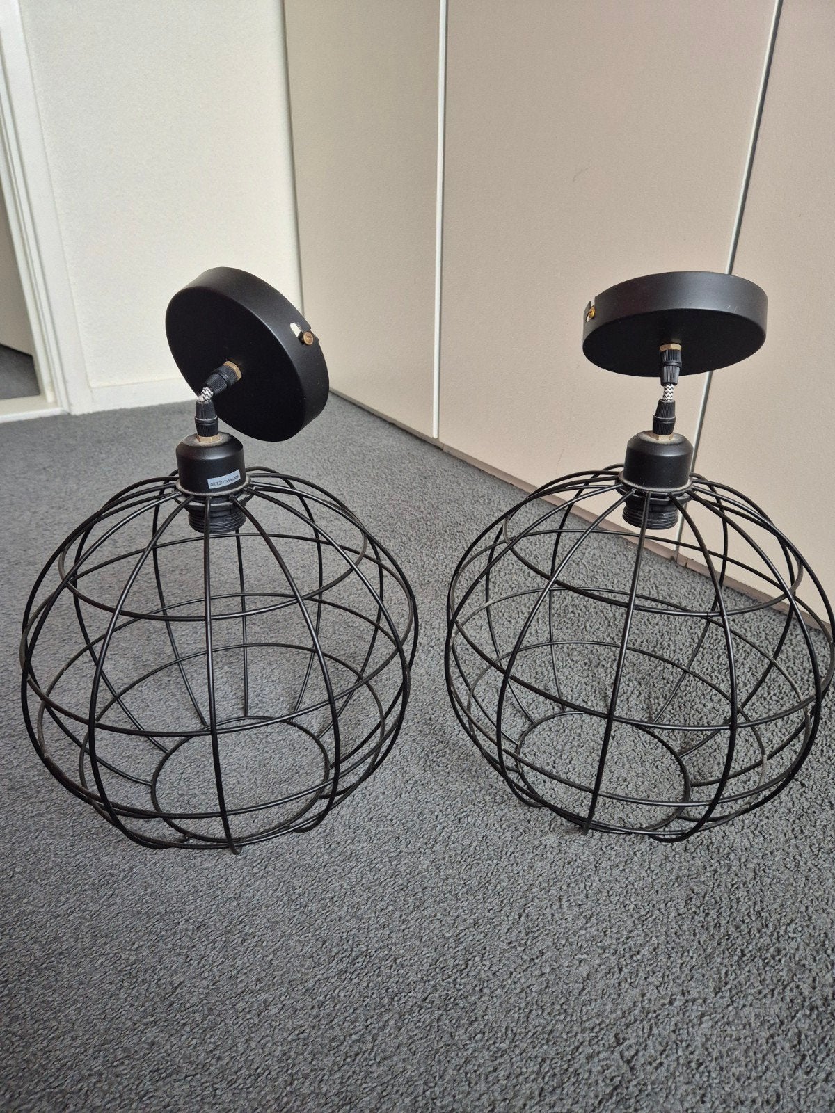 hanglampen, Huis en Inrichting, Zwart, Rond, 30 cm, Ophalen of Verzenden