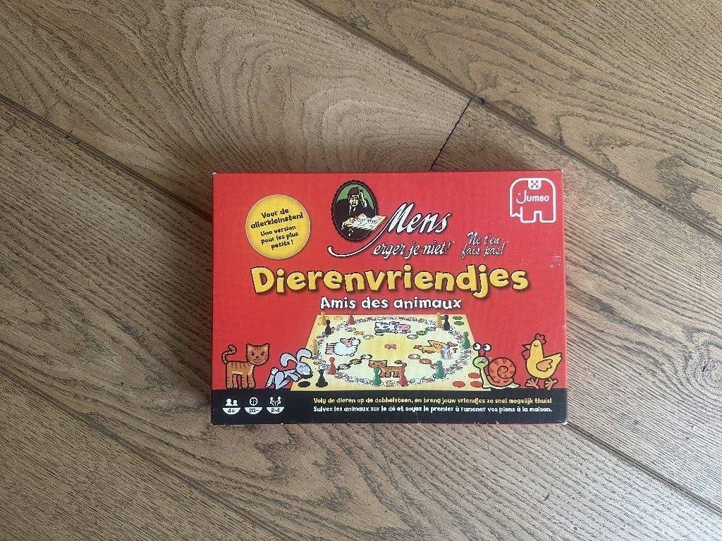 Mens erger jet niet - DIerenvriendjes, Hobby en Vrije tijd, Gezelschapsspellen | Bordspellen, Ophalen, Zo goed als nieuw