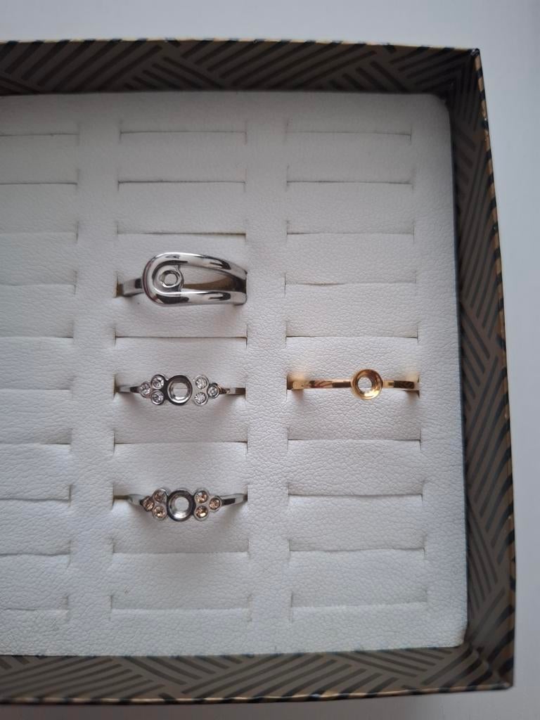 Melano TWISTED ringen maat 50, IJzer of Staal, Nieuw, Ophalen of Verzenden, Kleiner dan 17