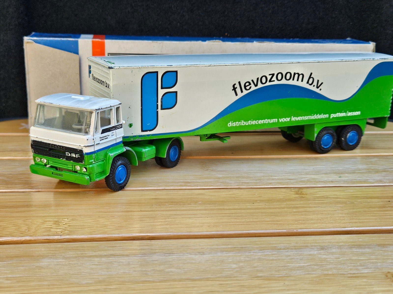 Lioncar Daf 2100 Flevozoom Putten Assen OVP, Ophalen of Verzenden, Gebruikt, Bus of Vrachtwagen, Lion Toys