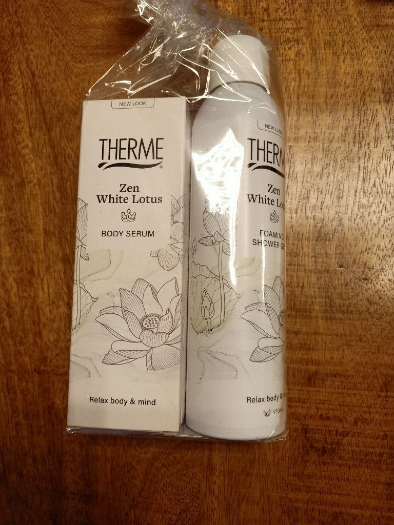 Therme Zen white lotus kadoset - nieuw, Ophalen, Nieuw, Bad & Douche